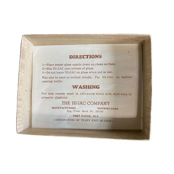 Vintage Hi-Jacs terrycloth drink covers - Picture 5 of 6